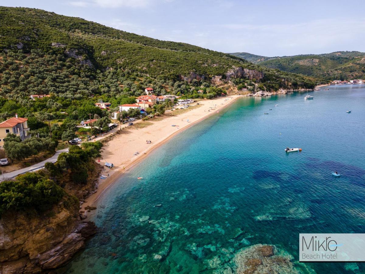 Mikro Βeach Ηotel Exterior foto