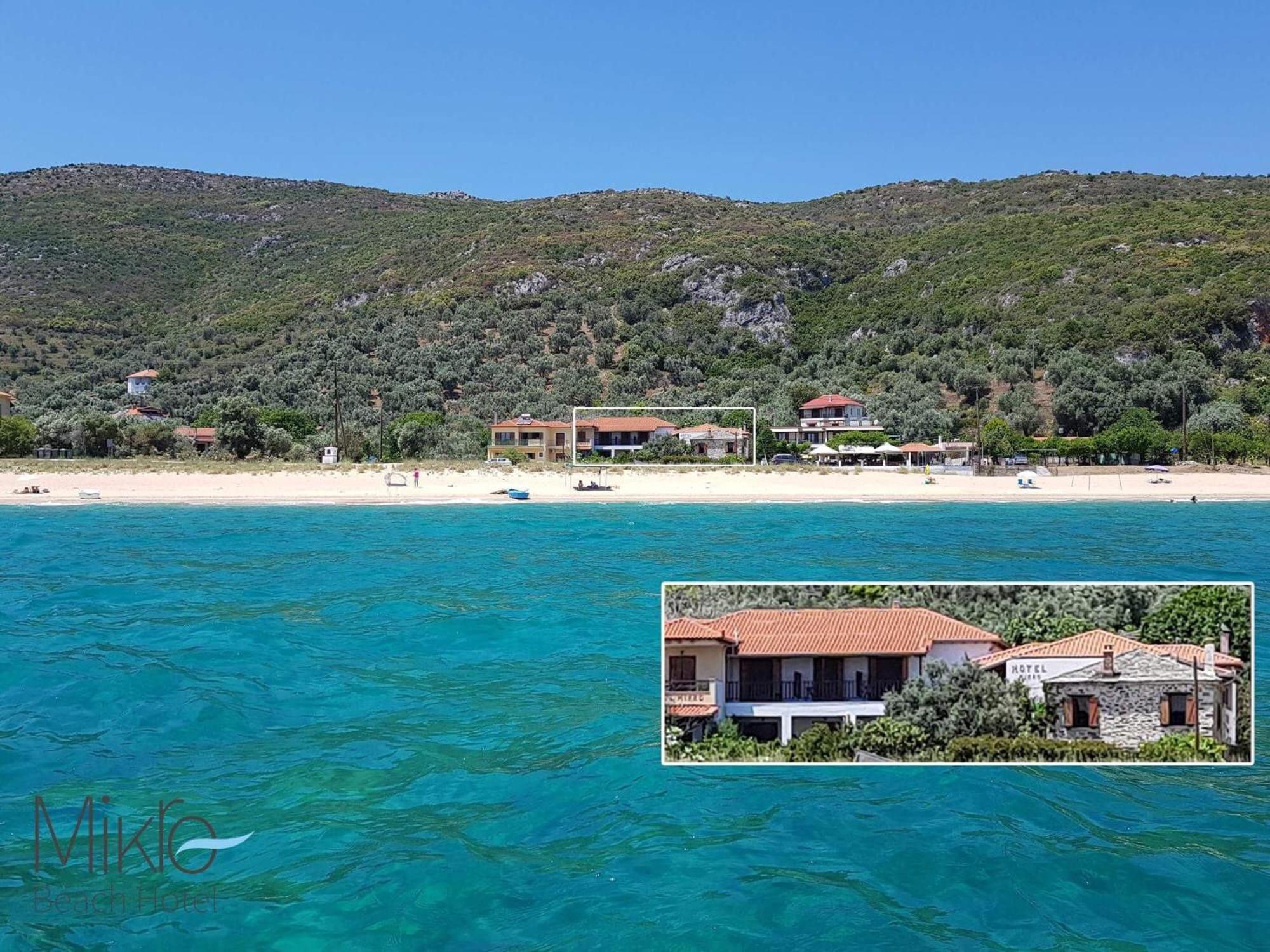 Mikro Βeach Ηotel Exterior foto
